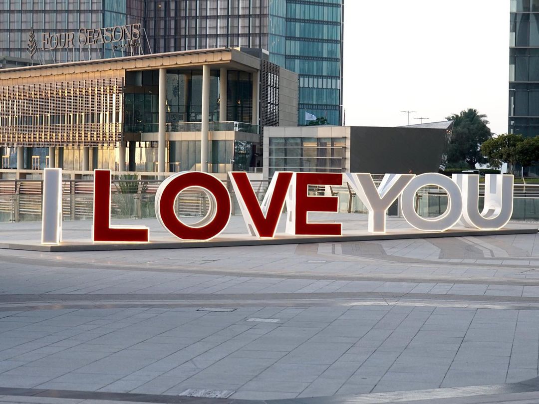 Typography Installation | AbuDhabi