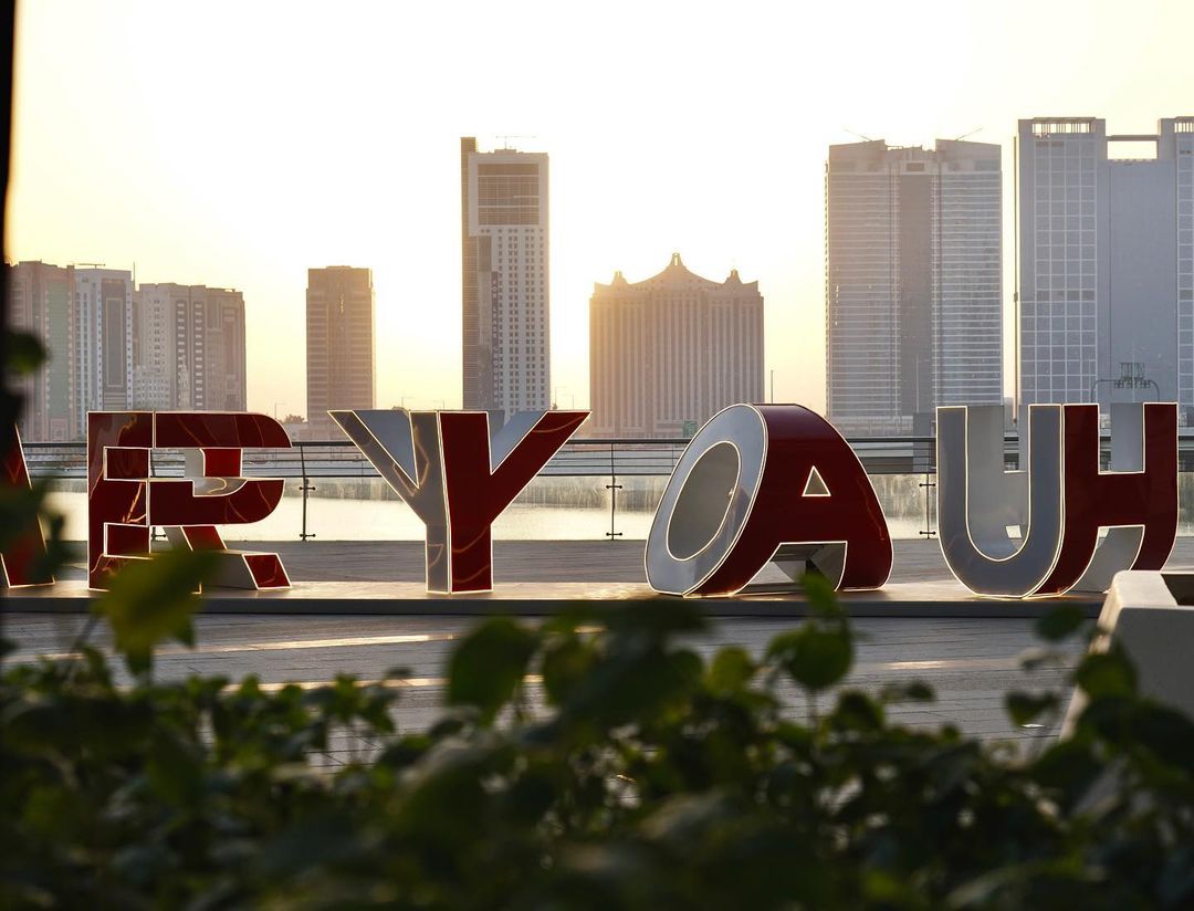 Typography Installation | AbuDhabi